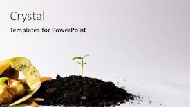  Presentation with composting - Slides enhanced with organic-fruit-and-vegetable-waste background and a white colored foreground