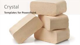  Presentation with fuel - Colorful PPT layouts enhanced with organic-pressed-sawdust-fuel-briquettes backdrop and a lemonade colored foreground