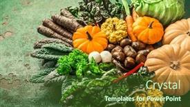  Presentation with organic - Presentation theme with organic-raw-autumn-and-winter background and a tawny brown colored foreground