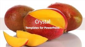  Presentation with mango - Slides with  background and a  colored foreground