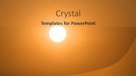  Presentation with sun desert - PPT layouts featuring organic-texture-of-a-desert background and a gold colored foreground