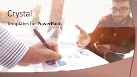  Presentation with business team join hands white - Presentation theme with organizastion resource - business team hands at working background and a lemonade colored foreground