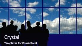  Presentation with next - Theme with organization chart - business team silhouette next background and a wine colored foreground