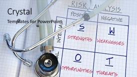  Presentation with strategy - Cool new presentation theme with organizational chart - business strategy graphs and swot backdrop and a light blue colored foreground