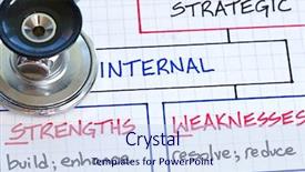  Presentation with strategy - Amazing PPT theme having organizational desing - business strategy graphs and swot backdrop and a sky blue colored foreground