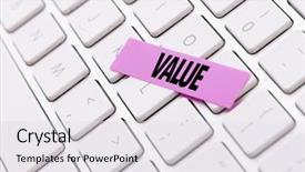  Presentation with trust - Presentation design with organizational trust - value background and a light gray colored foreground