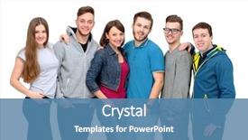  Presentation with friendship - Amazing slide deck having athletics organizations - concept of friendship backdrop and a teal colored foreground