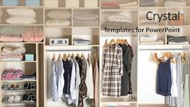  Presentation with closet - Audience pleasing PPT layouts consisting of organize - large wardrobe closet with different backdrop and a coral colored foreground