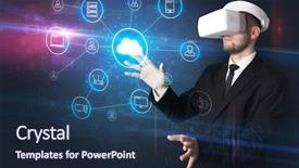  Presentation with social media dangers - Theme featuring organize lifesize projected social media background and a  colored foreground