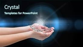  Presentation with composite - Presentation having organs - digital composite of brain background and a wine colored foreground