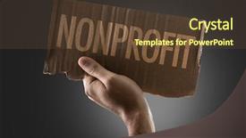  Presentation with nonprofit - Cool new theme with orgen - nonprofit backdrop and a tawny brown colored foreground