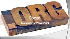  Presentation with nonprofit - Theme having orgen - organization - dot org internet background and a coral colored foreground