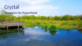  Presentation with houston - Audience pleasing slide deck consisting of park in sugarland near houston backdrop and a sky blue colored foreground