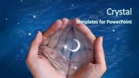  Presentation with ramadan - Colorful slide deck enhanced with orient - ramadan kareem background backdrop and a ocean colored foreground