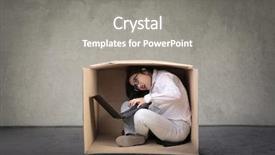  Presentation with stuck - Slides with orient - stuck in the box background and a gray colored foreground