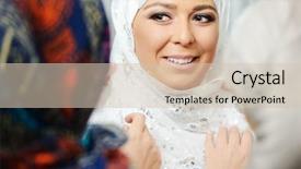  Presentation with bride - Theme consisting of costumes during the halloween party background and a wine colored foreground