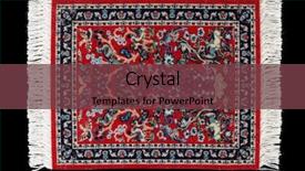  Presentation with carpet - Audience pleasing presentation consisting of oriental craft - table mat for hot drinks backdrop and a tawny brown colored foreground