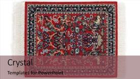  Presentation with carpet - Colorful presentation theme enhanced with oriental craft - table mat for hot drinks backdrop and a violet colored foreground