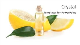 Presentation with essential oil - Audience pleasing PPT layouts consisting of oriental medicine - beautiful spa composition with lemon backdrop and a white colored foreground