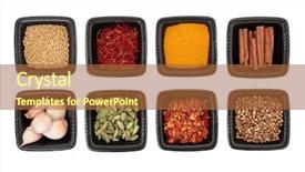  Presentation with mustard seed - Theme featuring oriental medicine - spice collection of coriander background and a red colored foreground