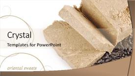  Presentation with halva - Amazing theme having helva - oriental sweets sunflower halva backdrop and a lemonade colored foreground