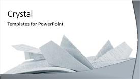  Presentation with old story book - Slides having origami airplanes on old book background and a white colored foreground