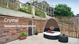  Presentation with be original - Cool new slide deck with original and cool covered furniture backdrop and a coral colored foreground