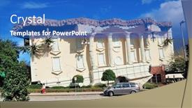  Presentation with malls - Audience pleasing presentation design consisting of orlando-fl-feb-6-bizarre backdrop and a teal colored foreground