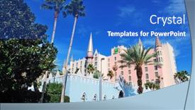  Presentation with chains - Slide set enhanced with orlando-fl-feb-6-holiday background and a cobalt blue colored foreground