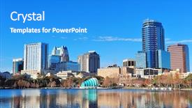  Presentation with urban - Audience pleasing PPT theme consisting of toledo province castilla la mancha backdrop and a teal colored foreground