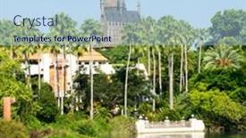  Presentation with adventure - PPT theme with orlando-usa-august-24-2014 background and a light blue colored foreground