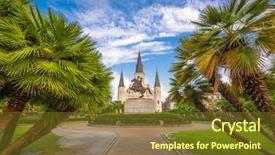  Presentation with louisiana - Beautiful slide deck featuring orleans louisiana usa at jackson backdrop and a tawny brown colored foreground