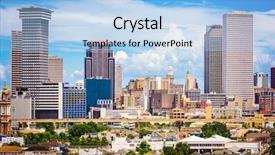  Presentation with new orleans - Cool new PPT layouts with new orleans louisiana usa downtown backdrop and a  colored foreground