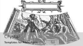  Presentation with hug - Theme having ornament-for-a-saucer-rim background and a light gray colored foreground