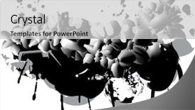  Presentation with black abstract - Amazing presentation having swirls corners - abstract background black image backdrop and a  colored foreground