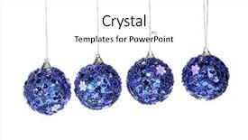  Presentation with white christmas - Audience pleasing presentation theme consisting of ornaments isolated on a white backdrop and a  colored foreground