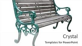  Presentation with eleanor and park - Beautiful theme featuring ornate park seat backdrop and a white colored foreground