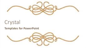  Presentation with rope - Presentation theme having ornate-rope-frame-isolated and a cream colored foreground