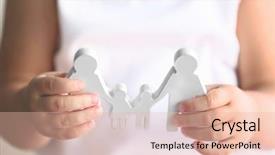  Presentation with child adoption - Colorful presentation enhanced with orphange - child holding figure in shape backdrop and a lemonade colored foreground