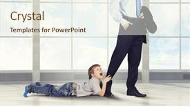  Presentation with passed away - Presentation theme featuring orphange - don't go away daddy background and a sky blue colored foreground