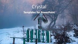  Presentation with orthodox - Presentation theme having orthodox-christian-wooden-cross background and a ocean colored foreground