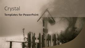  Presentation with orthodox - Slides consisting of orthodox-christian-wooden-cross and a coral colored foreground