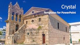  Presentation with zakynthos - PPT theme having orthodoxy - church of saint nicholas background and a  colored foreground