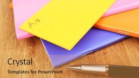  Presentation with trainer - PPT layouts featuring ortography - writing trainer for children close background and a gold colored foreground