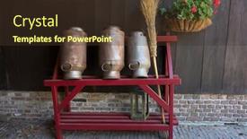  Presentation with 2018 - Audience pleasing presentation theme consisting of orvelte-drenthe-netherlands-july-14 backdrop and a tawny brown colored foreground