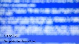  Presentation with crash - Amazing presentation design having os - blue screen of system crash backdrop and a light blue colored foreground