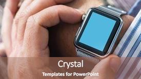  Presentation with close up of digital multimeter - PPT theme having os - close-up shot mockup of digital background and a coral colored foreground