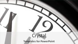  Presentation with alarm - Slide deck with os - photo alarm clock arrow close background and a white colored foreground