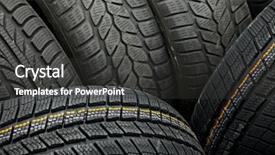  Presentation with tyre - Amazing PPT theme having os - tyre texture closeup os various backdrop and a  colored foreground