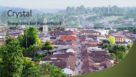  Presentation with colombia - Amazing slides having os - view os salento in colombia backdrop and a light blue colored foreground